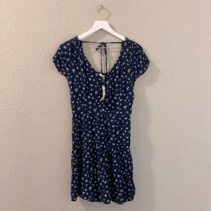 NWT Hollister Navy Floral Dress